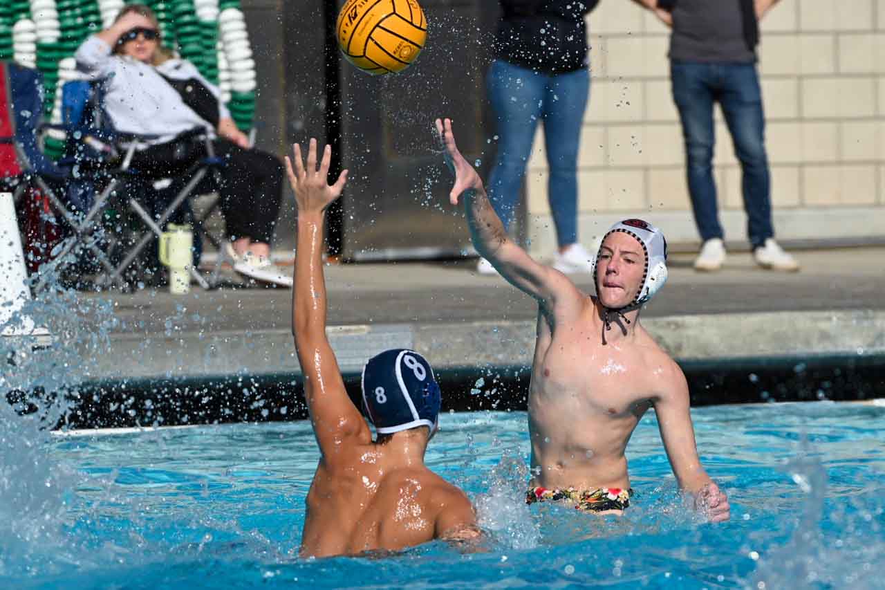 my son luke playing waterpolo